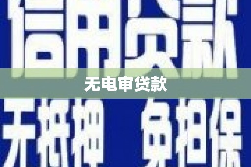凤城无电审贷款