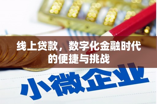 甘谷线上贷款，数字化金融时代的便捷与挑战