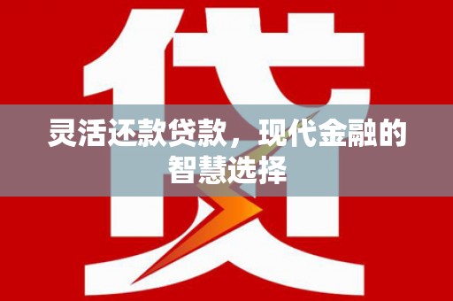 源汇灵活还款贷款，现代金融的智慧选择