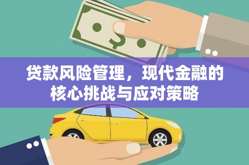大内贷款风险管理，现代金融的核心挑战与应对策略