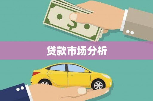 大余贷款市场分析