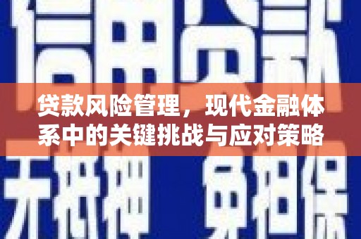 德令哈贷款风险管理，现代金融体系中的关键挑战与应对策略