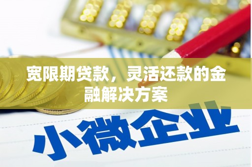 德清宽限期贷款，灵活还款的金融解决方案