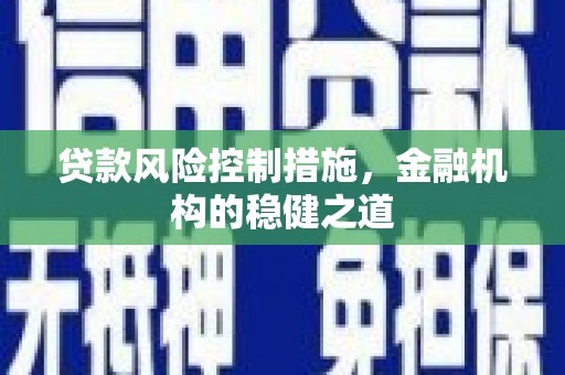 海盐贷款风险控制措施，金融机构的稳健之道