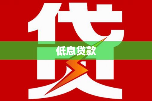庐阳低息贷款