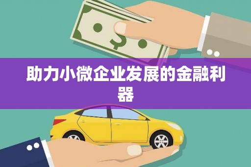 高安助力小微企业发展的金融利器