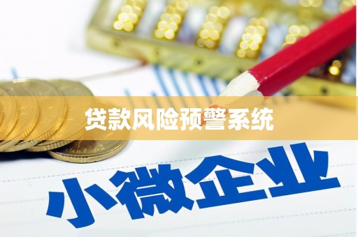 定安贷款风险预警系统